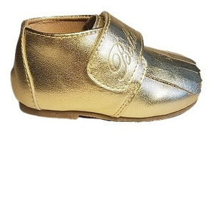 Leather Loafer in Gold (Toddler/Little Kid)