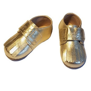 Leather Loafer in Gold (Toddler/Little Kid)