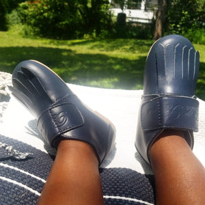 Leather Loafer in Navy (Toddler/Little Kid)